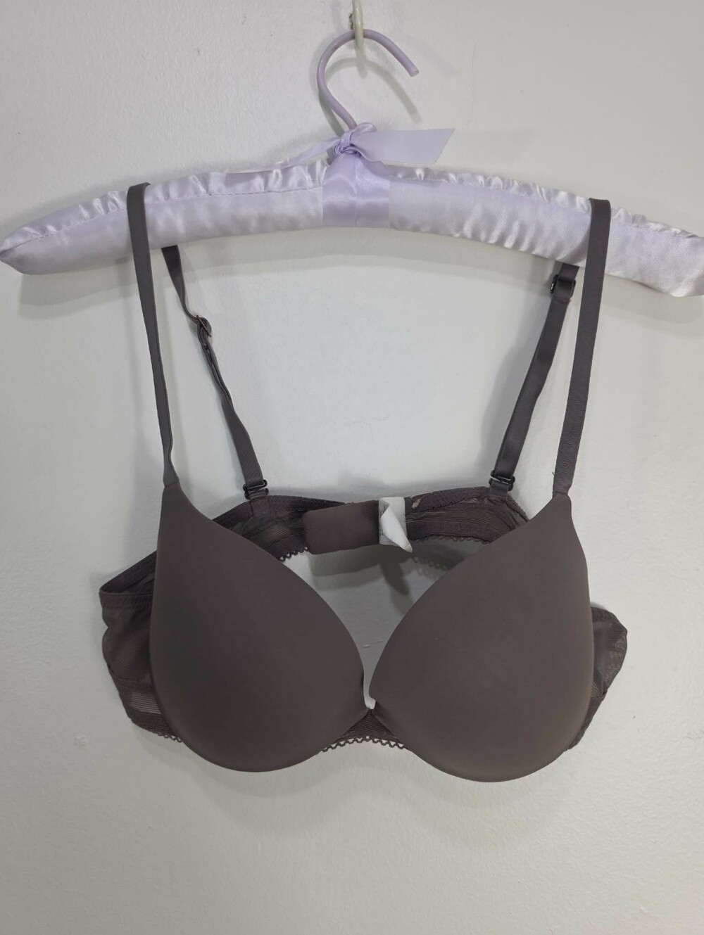 Calvin Klein Smooth Molded Bra - Charcoal